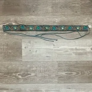 Chan Luu Mirrored & Beaded Belt Chan Luu | Accessories | Chan Luu Mirrored Beaded Belt  main image 2